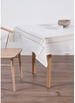 Bordsduk i glansig jacquard, bonprix