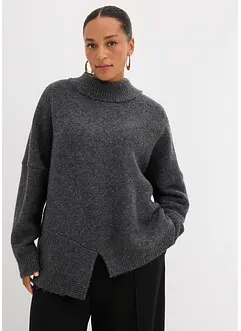 Tröja med asymmetrisk nederkant, bonprix