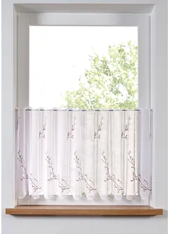 Cafégardin med broderi, bonprix