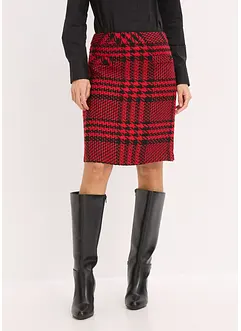 Kjol av mjuk bouclé, bonprix