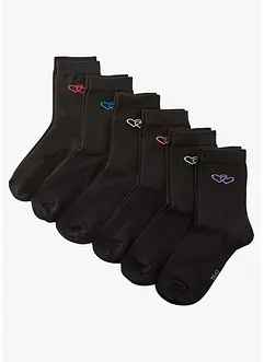 Strumpor med ekologisk bomull (6-pack), bonprix