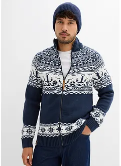 Lusemönstrad cardigan, bonprix