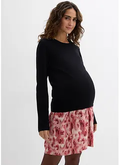 Mammaklänning med amningsöppning, av bomull och viskos, bonprix