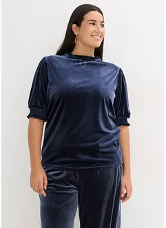 Topp i mjuk sammet, bonprix