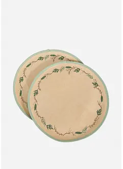 Bordstablett av ekologisk bomull (2-pack), bonprix