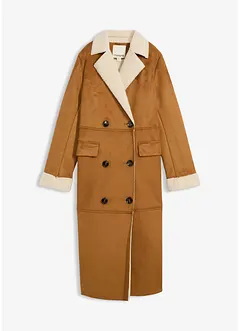 Kappa i skinnimititation med värmande teddyfoder, bonprix