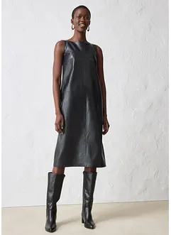 Skinnklänning av lammnappa, bonprix