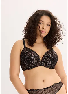 Formpressad BH med glittergarn, bonprix