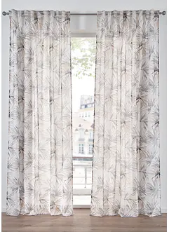 Mönstrad gardin (1-pack), bonprix