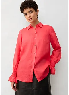 Skjortblus i rami, bonprix