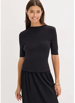 Ribbad tröja, bonprix