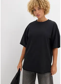 Lång T-shirt i ren bomull, bonprix