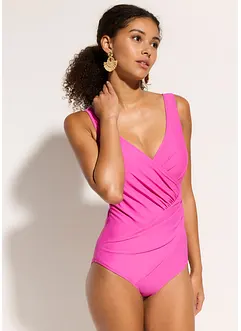 Baddräkt med omlottlook och medelhög formande effekt, bonprix