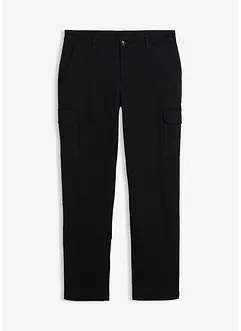 Stretchig termocargobyxa, normal passform, raka ben, bonprix