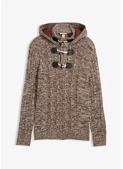 Tröja med huva och bomull, bonprix