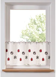 Cafégardin med julbroderi, bonprix