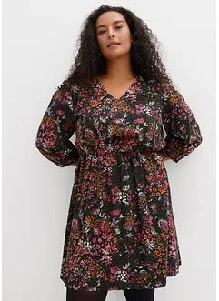 Tunikaklänning i mjuk viskos, bonprix