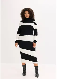 Stickad klänning, bonprix