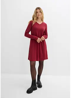 Klänning av viskosmix med mjukt fall, bonprix