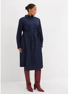 Mellanlång bomullsklänning, bonprix