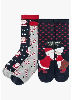 Julstrumpor (3-pack), bonprix