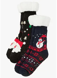 Mysstrumpor med teddyfoder (2-pack), bonprix