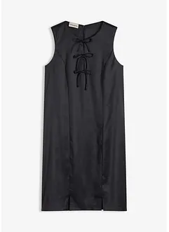 Miniklänning i glansig satin, bonprix