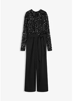 Jumpsuit med paljettbroderi, bonprix
