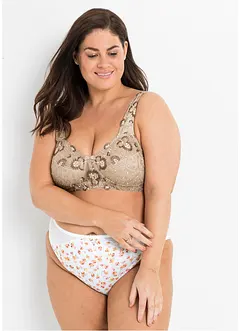 Avlastande BH utan bygel med vadderade axelband, bonprix