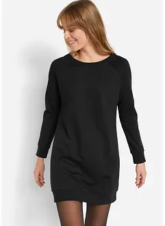 Klänning av mjuk frotté, bonprix