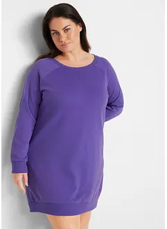 Klänning av mjuk frotté, bonprix