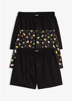 Bekväma boxershorts av ren bomull (3-pack), bonprix