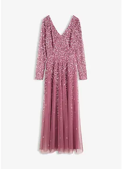 Maxiklänning med paljetter, bonprix
