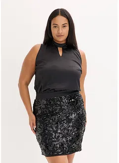 Midiklänning med paljetter, bonprix