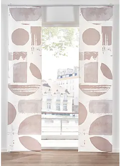 Panelgardin med tryckt mönster (1-pack), bonprix