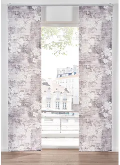 Panelgardin med tryckt mönster (1-pack), bonprix