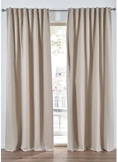 Mörkläggande gardinlängd i dubbla lager (1 styck), bonprix
