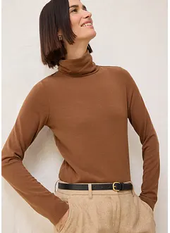 Polotröja med ull, bonprix