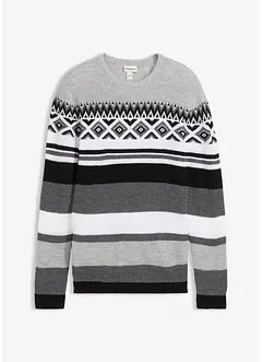 Mönstrad tröja, bonprix