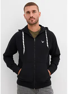 Munkjacka med kontrastfärgade detaljer, bonprix