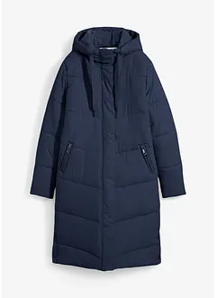 Täckkappa med teddyfodrad huva, bonprix