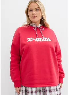 Oversizesweatshirt i bomullsmix, bonprix