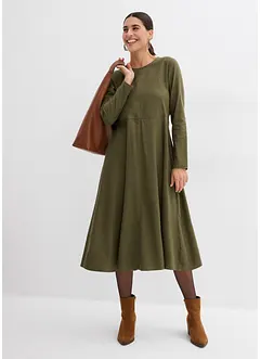 Klänning i bomullsflanell, bonprix