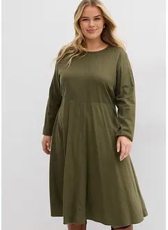 Klänning i bomullsflanell, bonprix