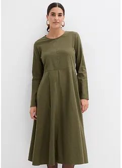 Klänning i bomullsflanell, bonprix