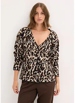 Cardigan i jacquard, bonprix