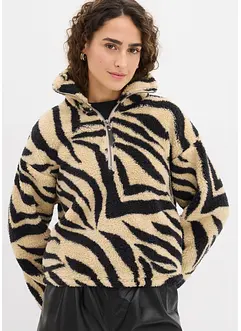 Oversizetröja av teddyfleece, bonprix