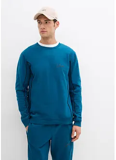 Sweatshirt i bomull med kontrasterande detaljer, bonprix