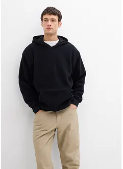 Sweatshirt av teddyfleece med bomullsfoder, Loose Fit, bonprix