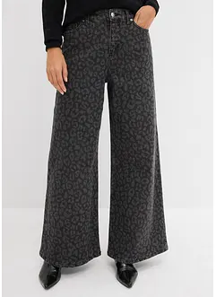 Wide Leg Jeans Mid Waist, bonprix